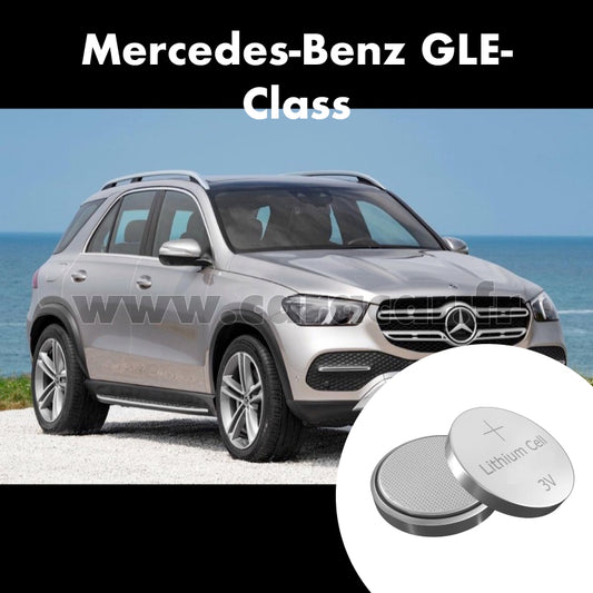 Pile clé Mercedes-Benz GLE-Class 2 generation (C 167) (2019/2019). Pile de remplacement pour clé de voiture. Batterie de clé de voiture. 