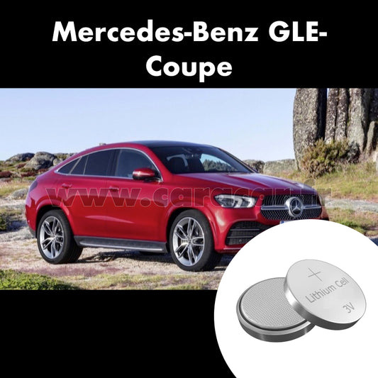 Pile clé Mercedes-Benz GLE Coupe C167 (2019/2023). Pile de remplacement pour clé de voiture. Batterie de clé de voiture. 