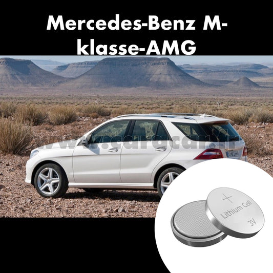 Pile clé Mercedes-Benz M-klasse AMG W166 (2011/null). Pile de remplacement pour clé de voiture. Batterie de clé de voiture. 
