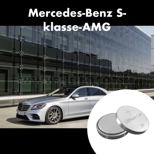 Pile clé Mercedes-Benz S-klasse AMG W222 [restyling] (2017/2019). Pile de remplacement pour clé de voiture. Batterie de clé de voiture. 