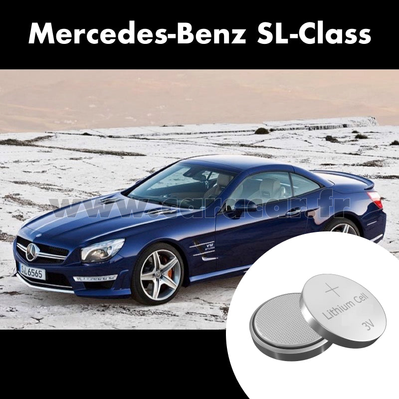 Pile clé Mercedes-Benz SL-Class R231 [restyling] (2015/2020). Pile de remplacement pour clé de voiture. Batterie de clé de voiture. 
