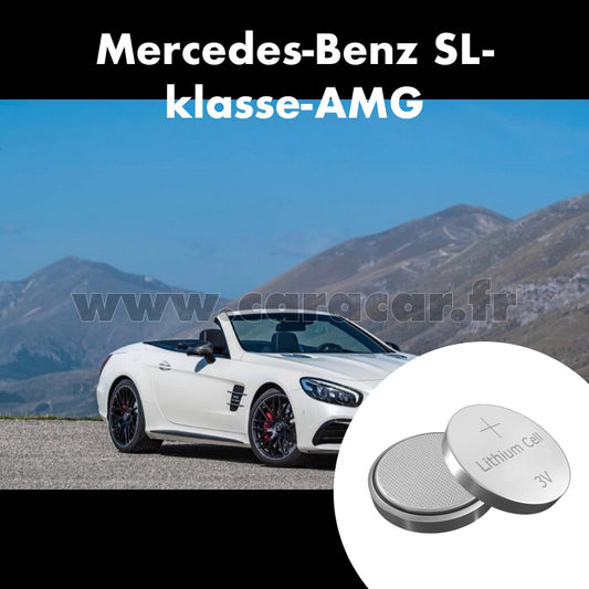 Pile clé Mercedes-Benz SL-klasse AMG R231 [restyling] (2015/null). Pile de remplacement pour clé de voiture. Batterie de clé de voiture. 