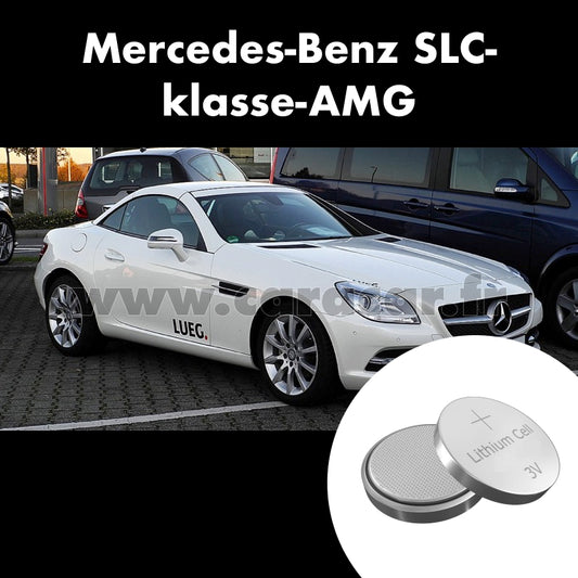 Pile clé Mercedes-Benz SLC-klasse AMG R172 (2015/null). Pile de remplacement pour clé de voiture. Batterie de clé de voiture. 