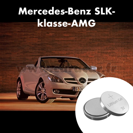 Pile clé Mercedes-Benz SLK-klasse AMG R171 [restyling] (2008/2011). Pile de remplacement pour clé de voiture. Batterie de clé de voiture. 
