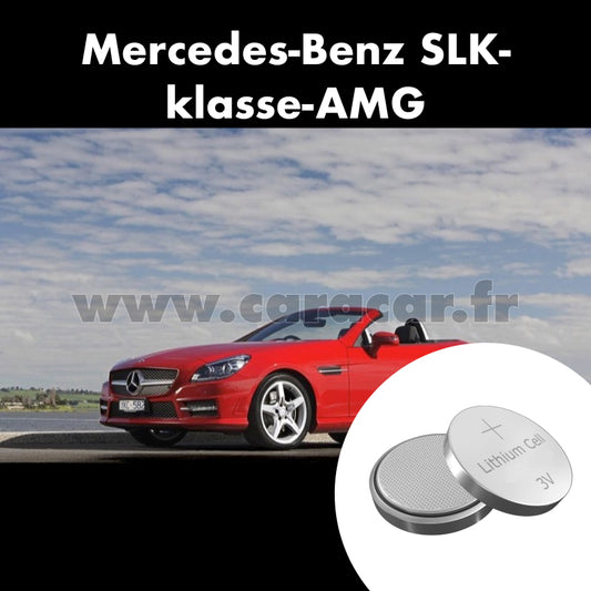 Pile clé Mercedes-Benz SLK-klasse AMG R172 (2012/null). Pile de remplacement pour clé de voiture. Batterie de clé de voiture. 