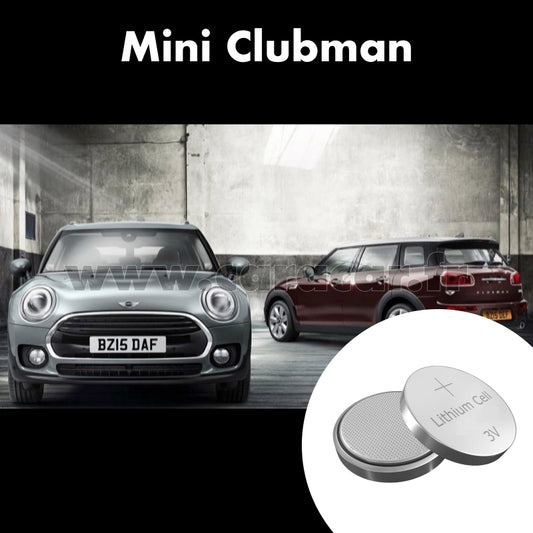 Pile clé Mini Clubman F54 (2015/2019). Pile de remplacement pour clé de voiture. Batterie de clé de voiture. 