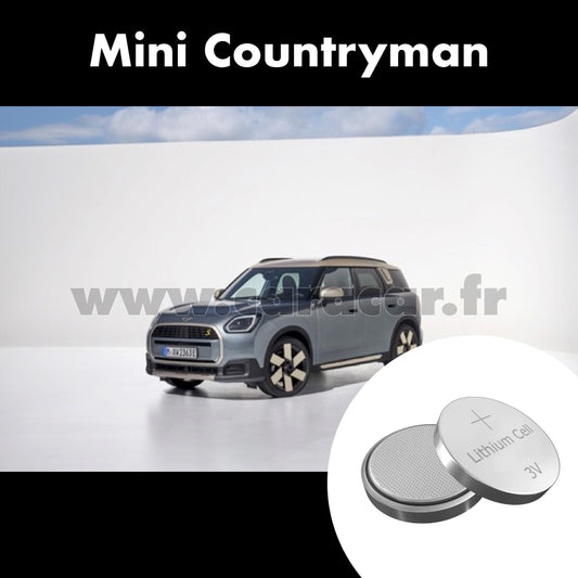 Pile clé Mini Countryman 2 generation [restyling] (2020/2023). Pile de remplacement pour clé de voiture. Batterie de clé de voiture. 