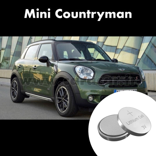 Pile clé Mini Countryman R60 (2010/2017). Pile de remplacement pour clé de voiture. Batterie de clé de voiture. 