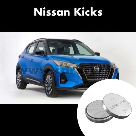 Pile clé Nissan Kicks 1 generation [restyling] (2020/2023). Pile de remplacement pour clé de voiture. Batterie de clé de voiture. 