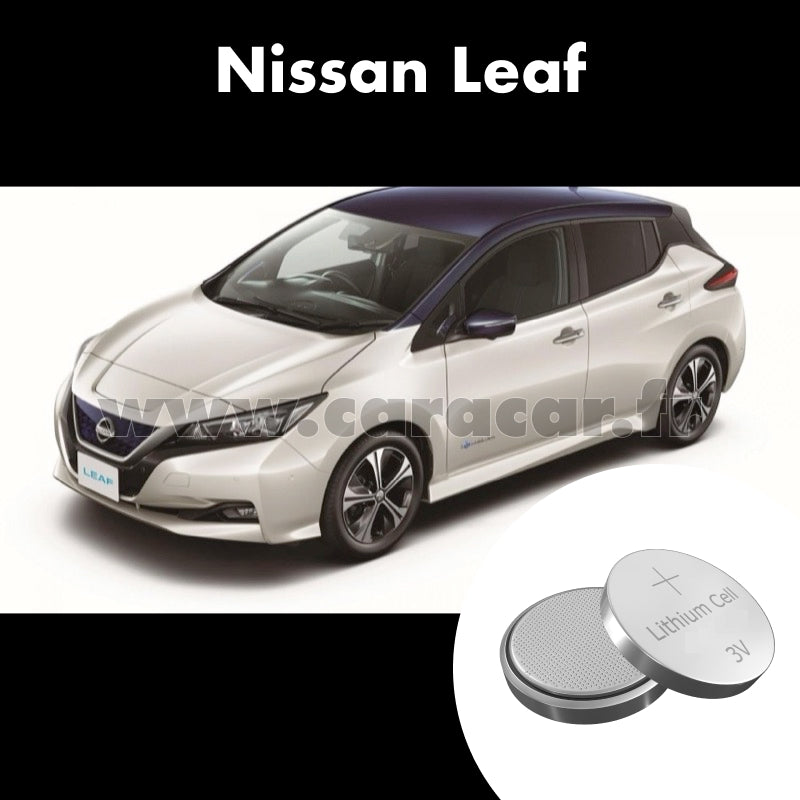 Pile clé Nissan Leaf 2 generation (2017/2023). Pile de remplacement pour clé de voiture. Batterie de clé de voiture. 