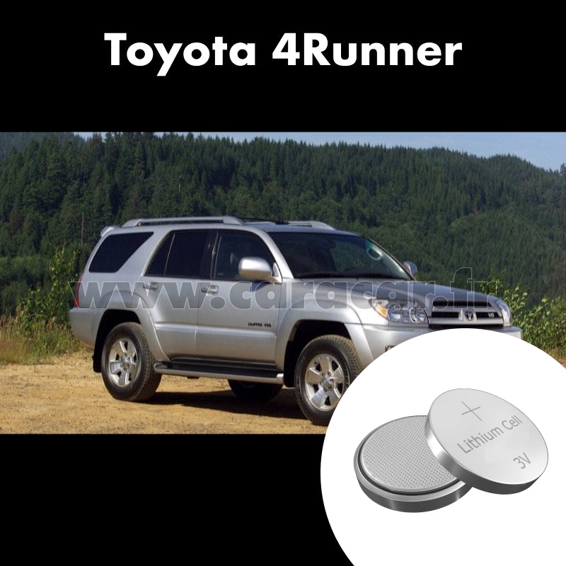 Pile clé Toyota 4Runner 4 generation [restyling] (2005/2009). Pile de remplacement pour clé de voiture. Batterie de clé de voiture. 