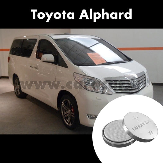 Pile clé Toyota Alphard 2 generation [restyling] (2011/2014). Pile de remplacement pour clé de voiture. Batterie de clé de voiture. 