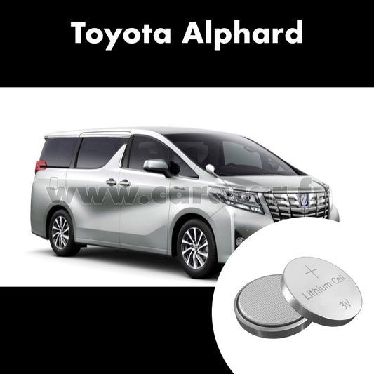 Pile clé Toyota Alphard 3 generation [restyling] (2017/2023). Pile de remplacement pour clé de voiture. Batterie de clé de voiture. 