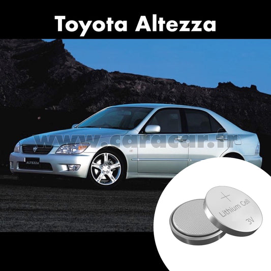 Pile clé Toyota Altezza XE10 (1998/2005). Pile de remplacement pour clé de voiture. Batterie de clé de voiture. 