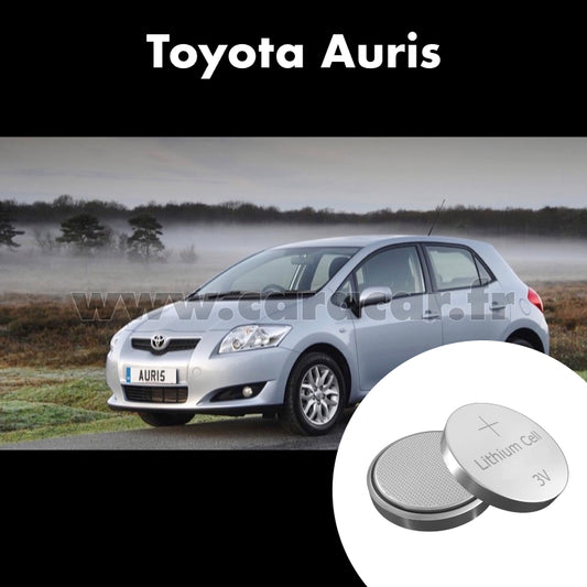 Pile clé Toyota Auris 2 generation (2012/2015). Pile de remplacement pour clé de voiture. Batterie de clé de voiture. 