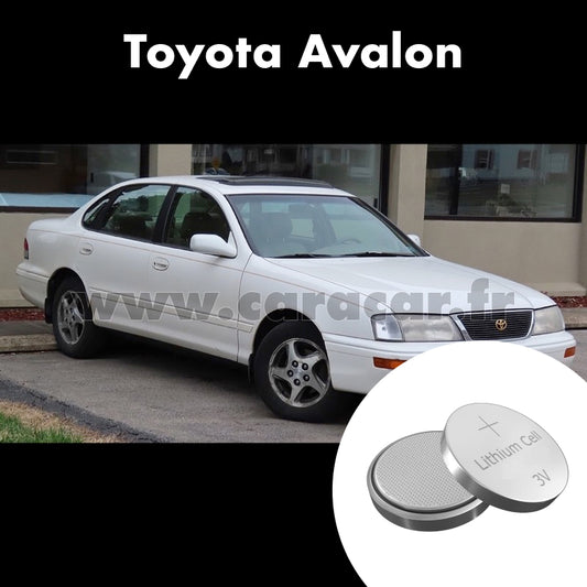 Pile clé Toyota Avalon XX10 [restyling] (1997/1999). Pile de remplacement pour clé de voiture. Batterie de clé de voiture. 