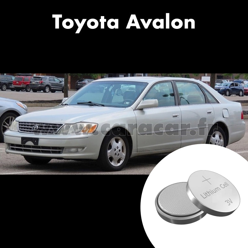 Pile clé Toyota Avalon XX20 [restyling] (2003/2004). Pile de remplacement pour clé de voiture. Batterie de clé de voiture. 
