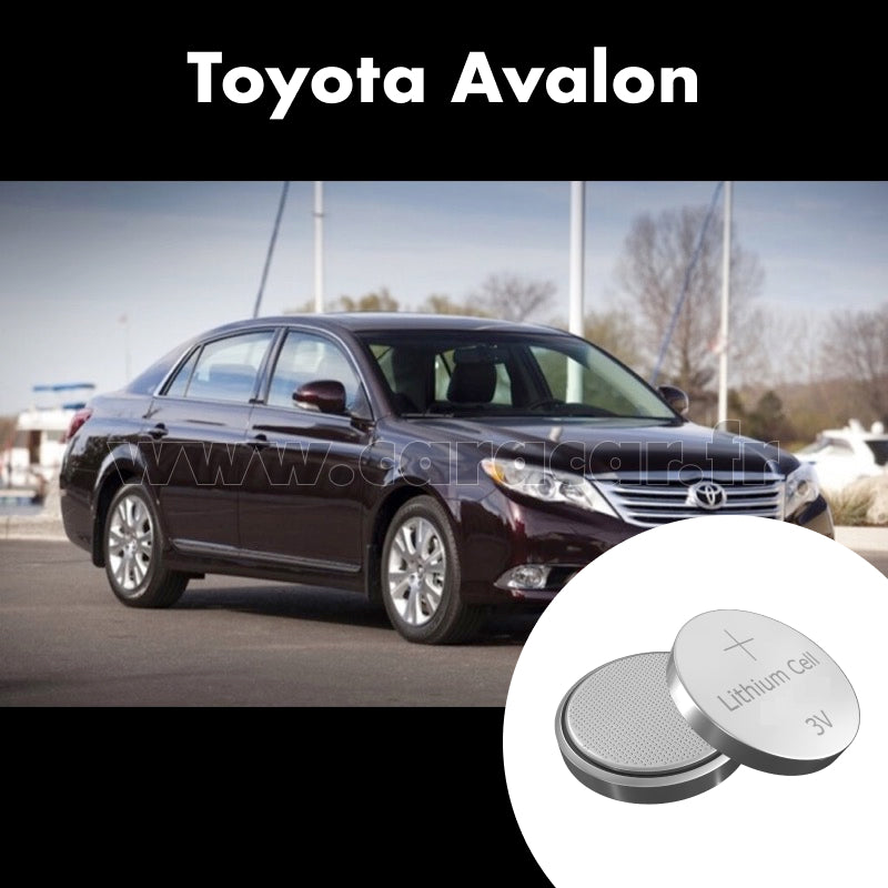 Pile clé Toyota Avalon XX40 (2012/2015). Pile de remplacement pour clé de voiture. Batterie de clé de voiture. 