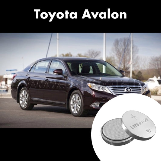 Pile clé Toyota Avalon XX40 (2012/2015). Pile de remplacement pour clé de voiture. Batterie de clé de voiture. 