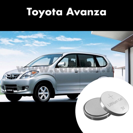 Pile clé Toyota Avanza 2 generation (2012/2023). Pile de remplacement pour clé de voiture. Batterie de clé de voiture. 
