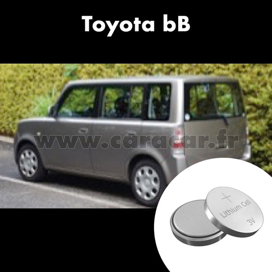 Pile clé Toyota bB 1 generation (2000/2003). Pile de remplacement pour clé de voiture. Batterie de clé de voiture. 