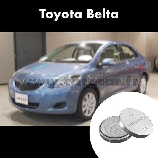 Pile clé Toyota Belta XP90 [restyling] (2008/2012). Pile de remplacement pour clé de voiture. Batterie de clé de voiture. 