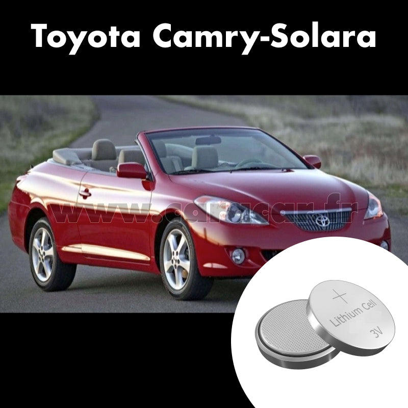Pile clé Toyota Camry Solara XV20 [restyling] (2002/2004). Pile de remplacement pour clé de voiture. Batterie de clé de voiture. 