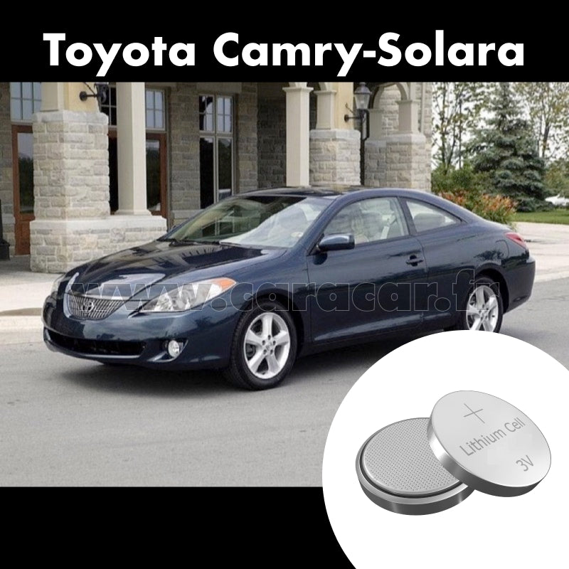 Pile clé Toyota Camry Solara XV30 [restyling] (2006/2009). Pile de remplacement pour clé de voiture. Batterie de clé de voiture. 