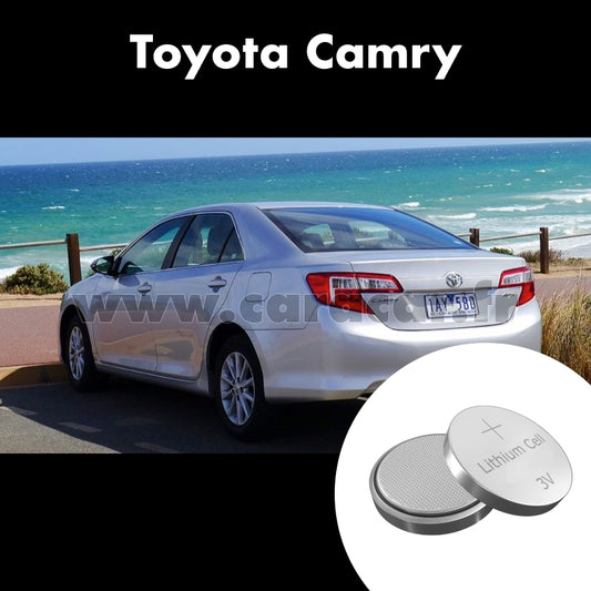 Pile clé Toyota Camry VX50 [restyling] (2014/2017). Pile de remplacement pour clé de voiture. Batterie de clé de voiture. 