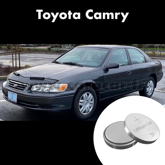 Pile clé Toyota Camry XV30 (2001/2004). Pile de remplacement pour clé de voiture. Batterie de clé de voiture. 