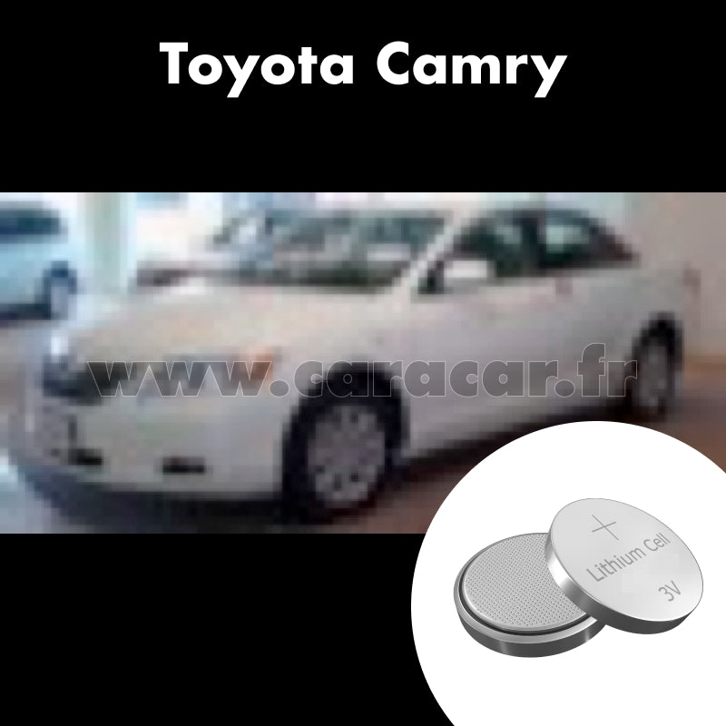 Pile clé Toyota Camry XV40 (2006/2009). Pile de remplacement pour clé de voiture. Batterie de clé de voiture. 