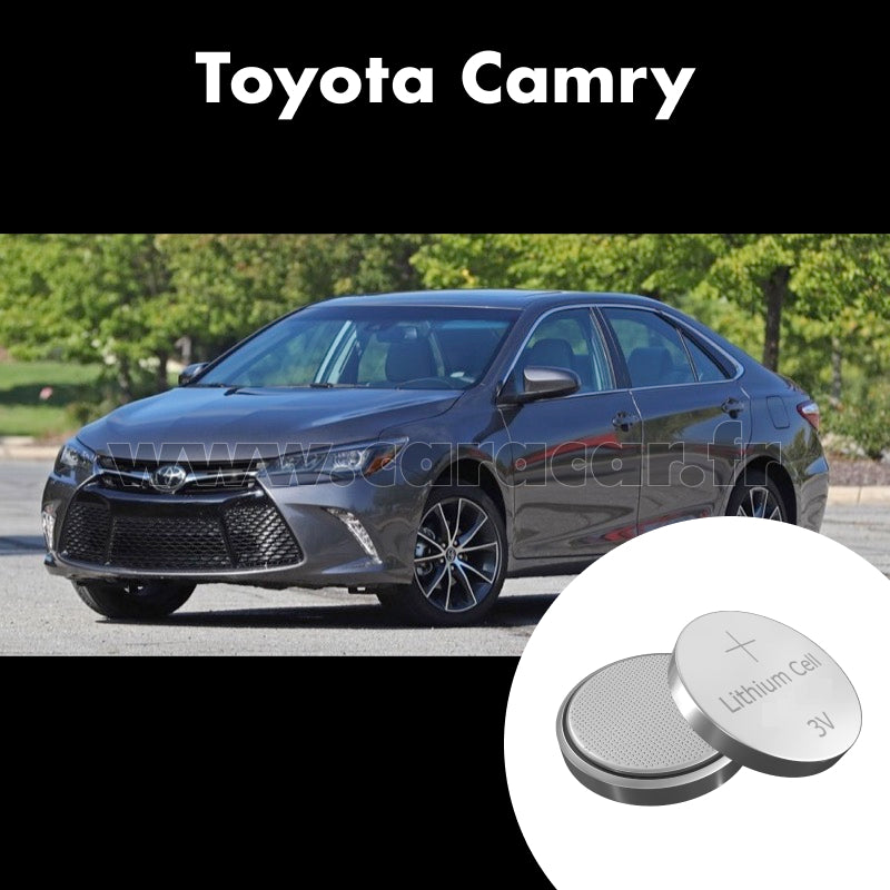 Pile clé Toyota Camry XV50 [2th restyling] (2017/2018). Pile de remplacement pour clé de voiture. Batterie de clé de voiture. 