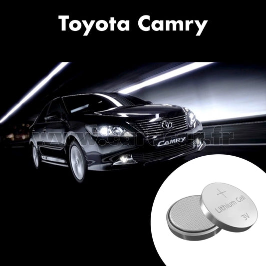 Pile clé Toyota Camry XV50 [restyling] (2014/2018). Pile de remplacement pour clé de voiture. Batterie de clé de voiture. 