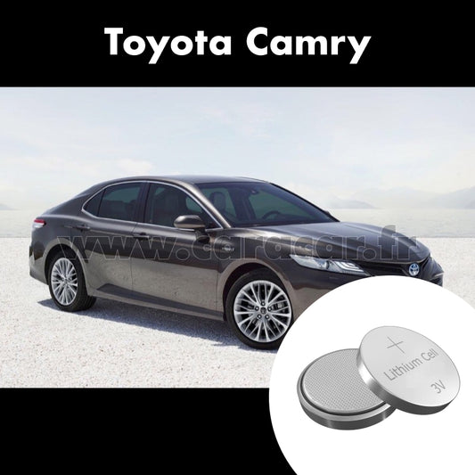 Pile clé Toyota Camry XV70 (2017/2021). Pile de remplacement pour clé de voiture. Batterie de clé de voiture. 