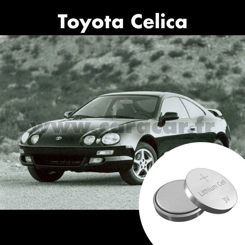Pile clé Toyota Celica 6 generation [restyling] (1995/1999). Pile de remplacement pour clé de voiture. Batterie de clé de voiture. 