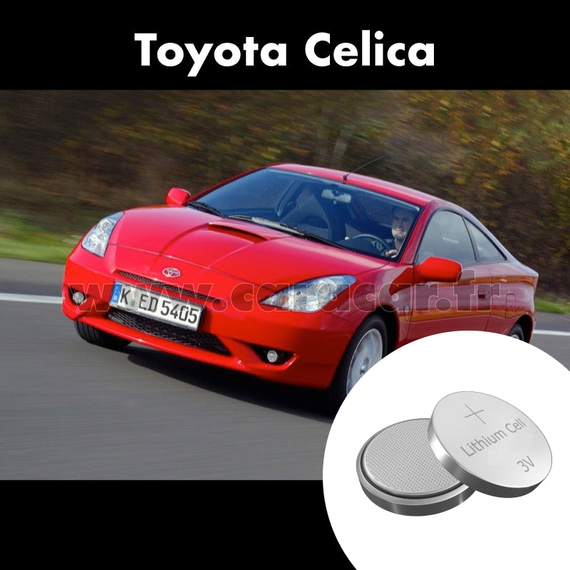 Pile clé Toyota Celica 7 generation [restyling] (2002/2006). Pile de remplacement pour clé de voiture. Batterie de clé de voiture. 