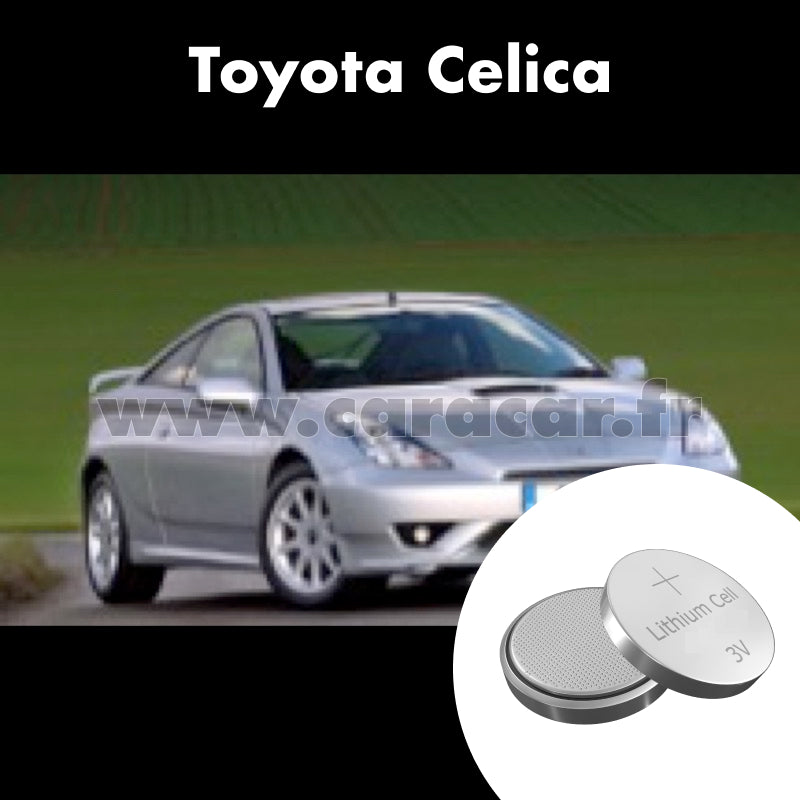 Pile clé Toyota Celica 7 generation (1999/2002). Pile de remplacement pour clé de voiture. Batterie de clé de voiture. 