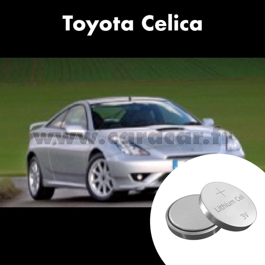 Pile clé Toyota Celica 7 generation (1999/2002). Pile de remplacement pour clé de voiture. Batterie de clé de voiture. 