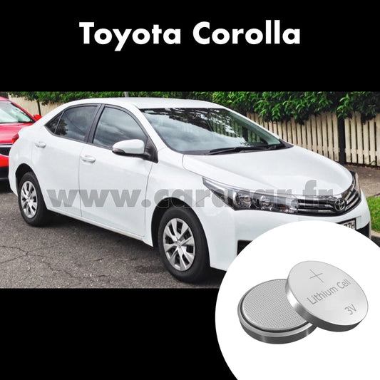 Pile clé Toyota Corolla E170 (11 generation) (2013/2018). Pile de remplacement pour clé de voiture. Batterie de clé de voiture. 