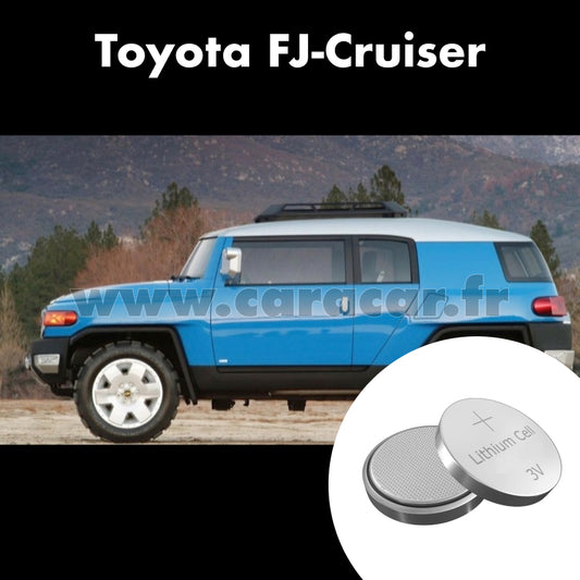 Pile clé Toyota FJ Cruiser 1 generation [restyling] (2010/2023). Pile de remplacement pour clé de voiture. Batterie de clé de voiture. 