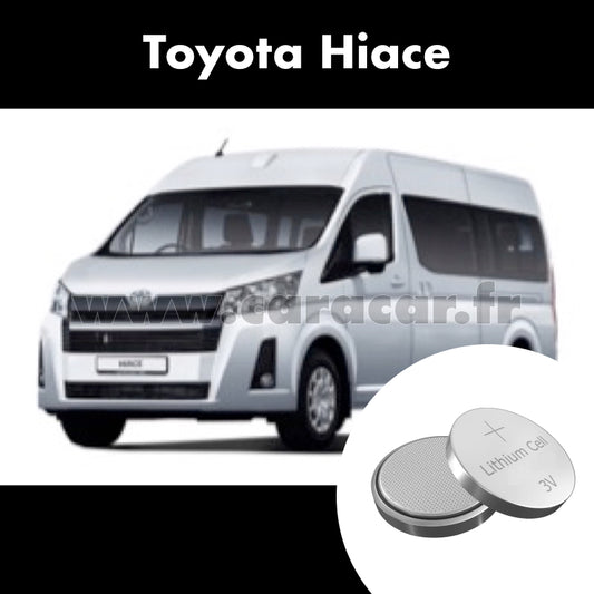 Pile clé Toyota Hiace H300 (2019/2023). Pile de remplacement pour clé de voiture. Batterie de clé de voiture. 