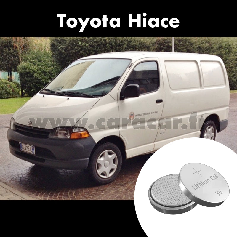 Pile clé Toyota Hiace XH10 [restyling] (1995/2005). Pile de remplacement pour clé de voiture. Batterie de clé de voiture. 