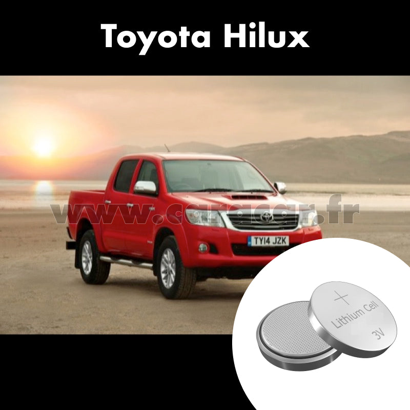 Pile clé Toyota Hilux 7 generation (2005/2008). Pile de remplacement pour clé de voiture. Batterie de clé de voiture. 