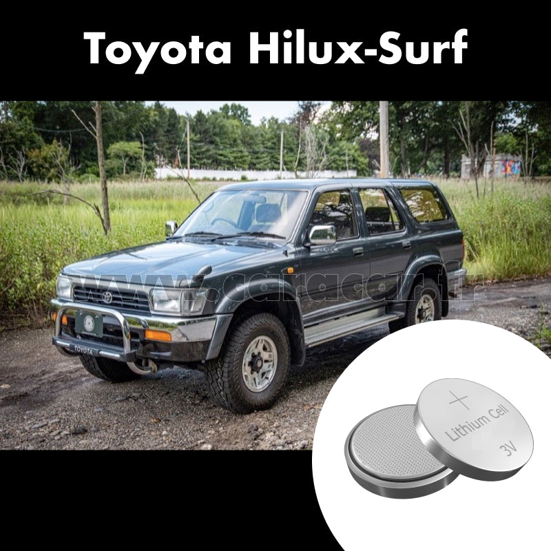 Pile clé Toyota Hilux Surf 2 generation [restyling] (1993/1995). Pile de remplacement pour clé de voiture. Batterie de clé de voiture. 