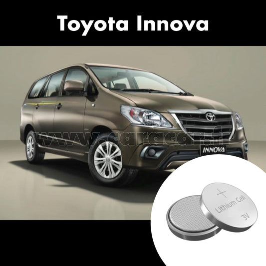 Pile clé Toyota Innova 2 generation (2015/2023). Pile de remplacement pour clé de voiture. Batterie de clé de voiture. 