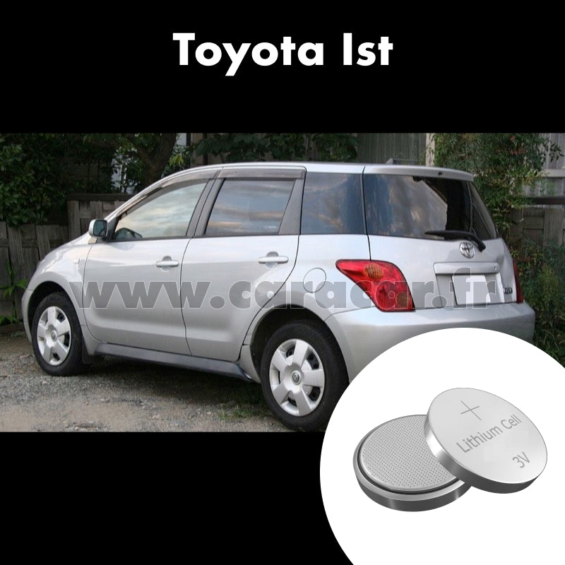 Pile clé Toyota Ist 1 generation (2002/2005). Pile de remplacement pour clé de voiture. Batterie de clé de voiture. 