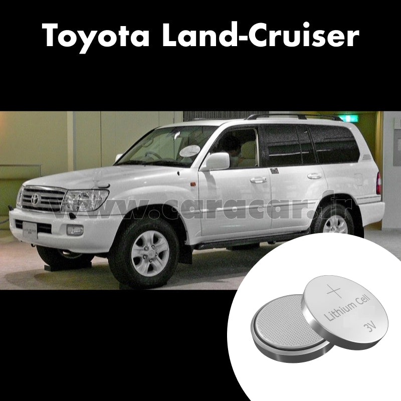 Pile clé Toyota Land Cruiser 100 Series [2th restyling] (2005/2007). Pile de remplacement pour clé de voiture. Batterie de clé de voiture. 