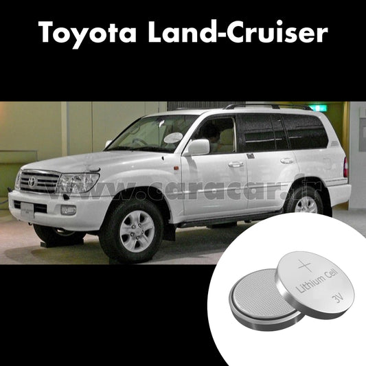 Pile clé Toyota Land Cruiser 100 Series [2th restyling] (2005/2007). Pile de remplacement pour clé de voiture. Batterie de clé de voiture. 
