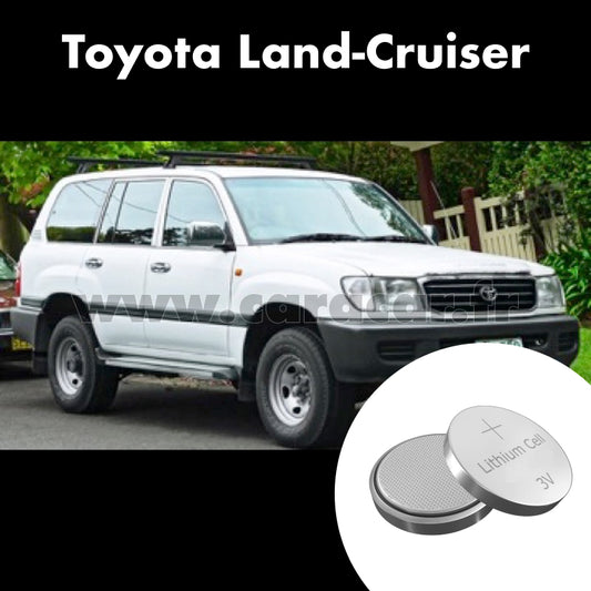 Pile clé Toyota Land Cruiser 100 Series (1998/2002). Pile de remplacement pour clé de voiture. Batterie de clé de voiture. 