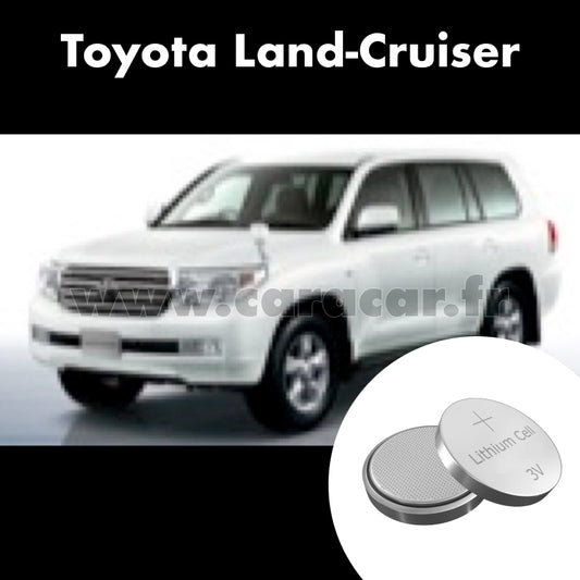 Pile clé Toyota Land Cruiser 200 (2007/2012). Pile de remplacement pour clé de voiture. Batterie de clé de voiture. 